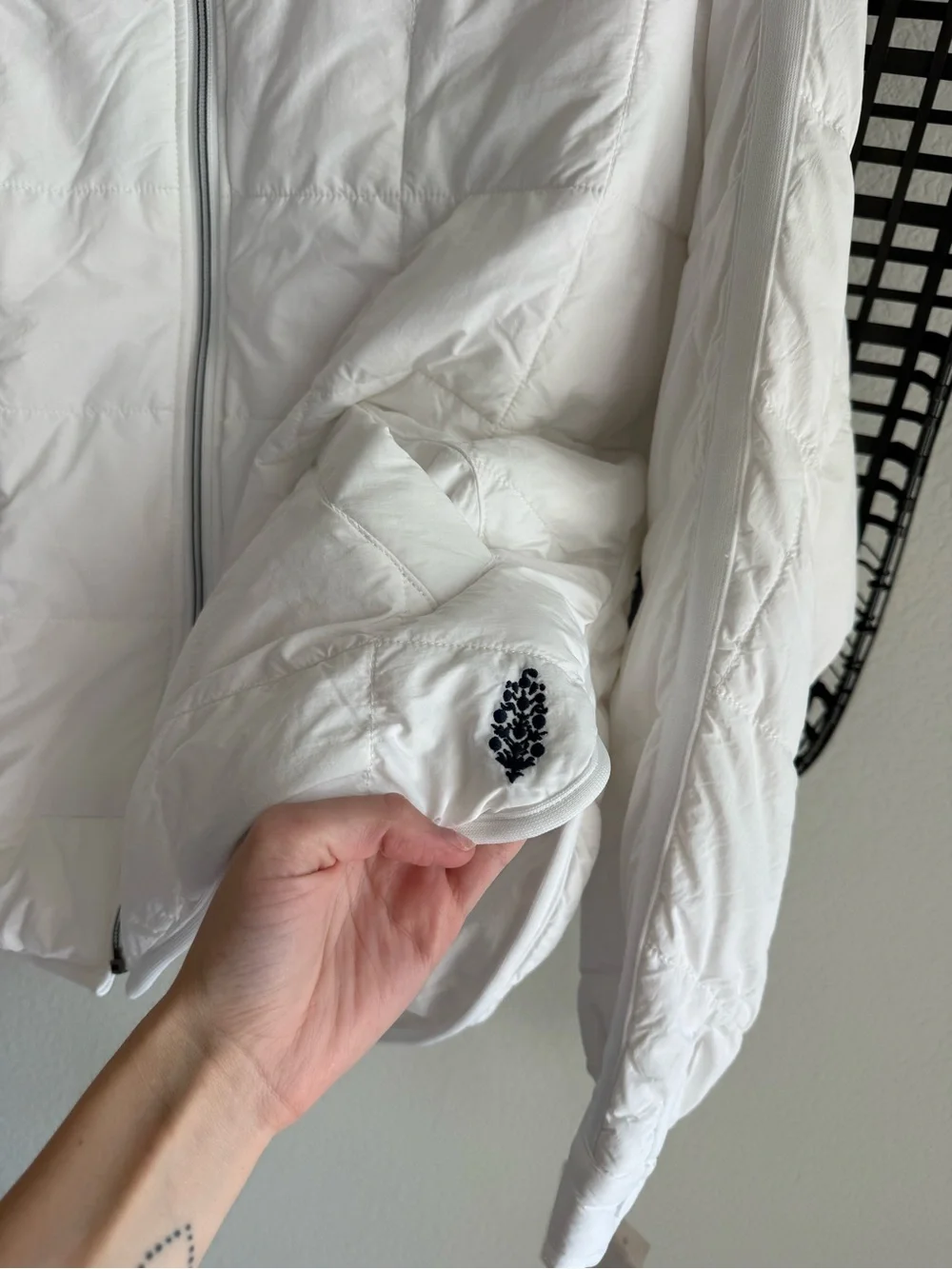Free people Pippa Packable Puffer Jacket white